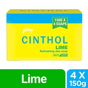 Cinthol Refreshing Lime Deo Bathing Soap, 150 g (Pack of 4)