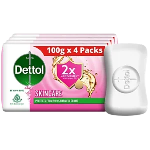 Dettol Skincare Bathing Soap Bar 100g X 4