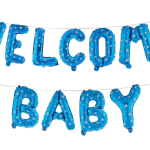 Welcome baby balloons