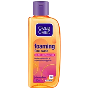 Clean & Clear Foaming Face Wash - Oil-Free, 100 ml