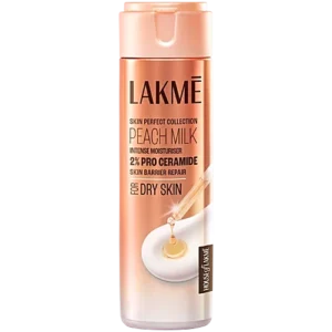 Lakme Peach Pro Ceramide Intense Moisturizer - For Dry Skin, Normal Skin & Sensitive Skin, 120 ml