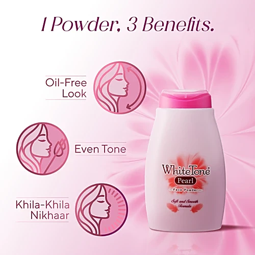 White Tone Pearl Face Powder, 75 g - Image 3