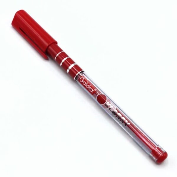 Goldex Klassy Red Blue Pen 0.6 mm Tip -2pcs