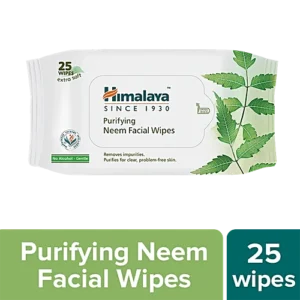 Himalaya Purifying Facial Wipes - Neem, Extra Soft, No Alcohol, 25 Pulls