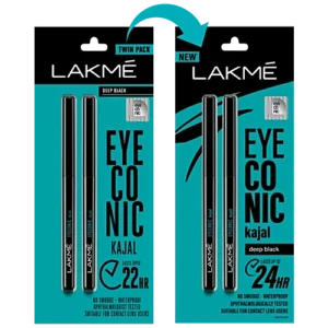 Lakme Eyeconic Kajal - Twin Pack, 0.35 g