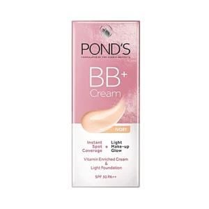 Ponds BB+ Cream - Rich In Vitamin, Instant Spot Coverage, Make-Up Glow, 30 g Light