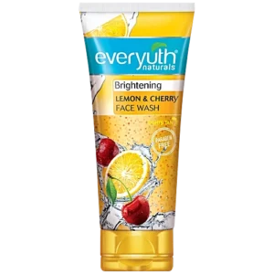 Everyuth Naturals Brightening Lemon & Cherry Face Wash, 150 g Tube
