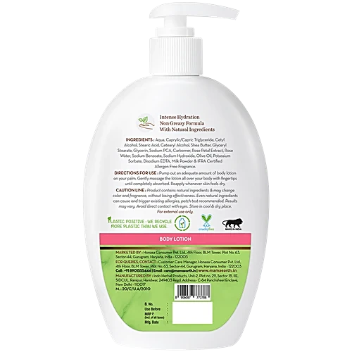 Mamaearth Deep Hydration Rose Body Lotion - For Oily Skin, 400 ml - Image 2