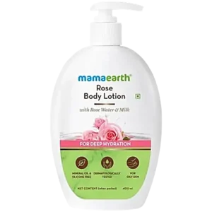 Mamaearth Deep Hydration Rose Body Lotion - For Oily Skin, 400 ml
