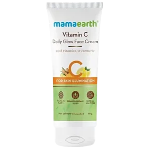Mamaearth Vitamin C Daily Glow Face Cream - With Turmeric, 80 g