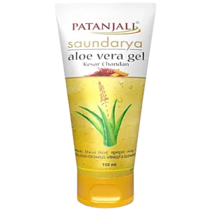 Patanjali Saundarya Aloe Vera Gel - Kesar Chandan, 150 ml