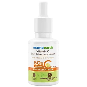 Mamaearth Vitamin C Daily Glow Face Serum With Turmeric, 10 ml