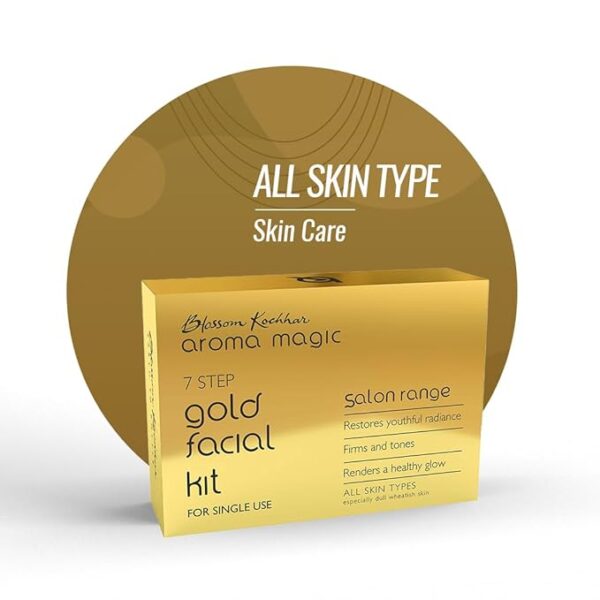 Aroma Magic 7 step Gold Facial Kit /All Skin type - (20g + 18ml)