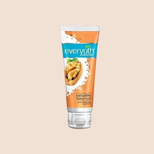 Everyuth Naturals Exfoliating Walnut Scrub, No Harmful Chemicals, 100 g Tube