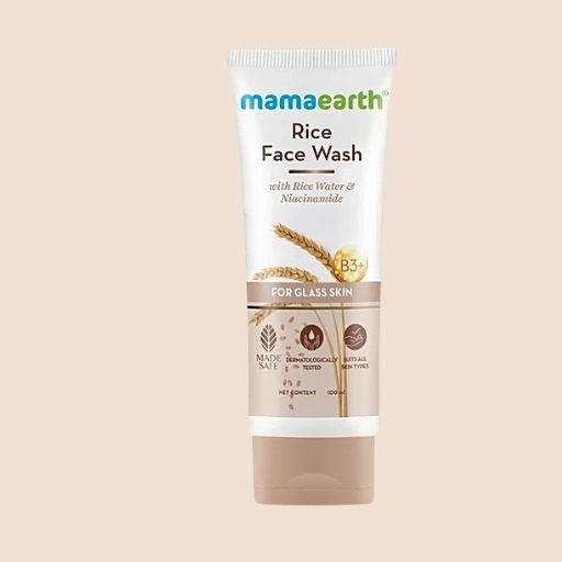 Mamaearth Rice Face Wash - With Niacinamide, 100 ml