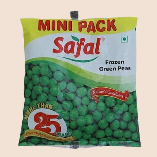 Safal Frozen Green Peas, 200 g Pouch
