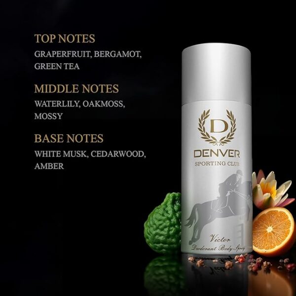 DENVER Sporting Club Victor Deo for Men - 200ML /Denver Deo - Image 3
