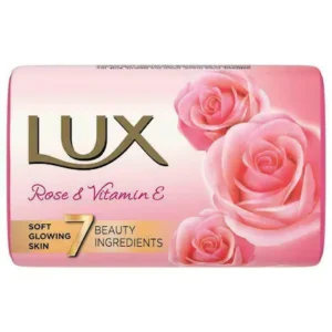 Lux Rose & Vitamin E Soft Glowing Skin Soap / Sabun 150 g (Pack of 3