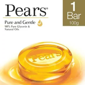 Pears Pure & Gentle Soap / Sabun -with Natural Oils 100 g