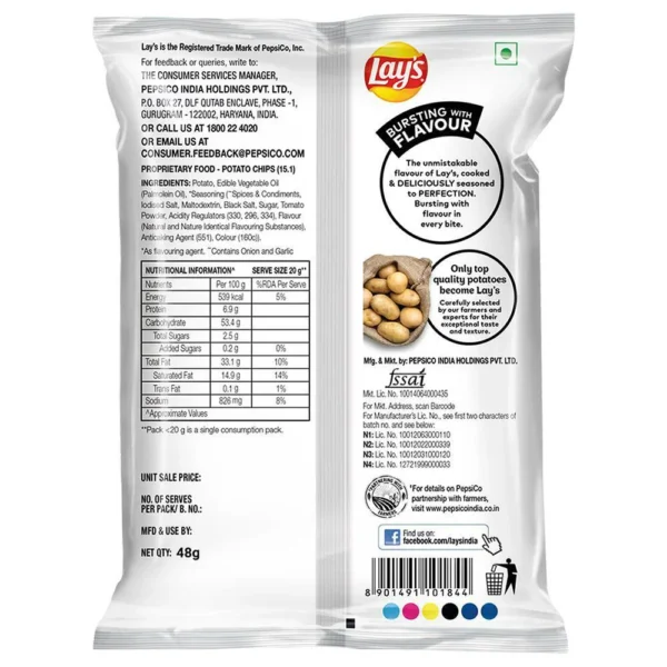 Lay's India's Magic Masala Potato Chips 48 g - Image 2