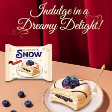 Orion Blueberry Snow Dazzle Choco Pie